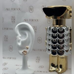 Dainty 14K Gold Filled Pearl & Pavé Heart Earring Set | 2-Pair Bundle